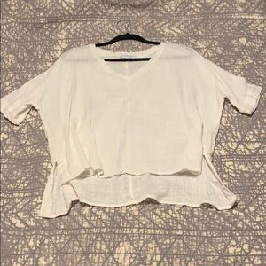 Boutique linen top